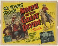 6c321 NORTH OF THE GREAT DIVIDE TC '52 great images of Roy Rogers, King of the Cowboys & Trigger!