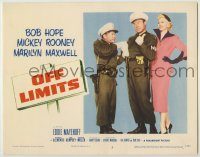 6c777 OFF LIMITS LC #2 '53 Mickey Rooney & Bob Hope in uniform with sexy Marilyn Maxwell!