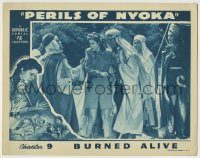 6c798 PERILS OF NYOKA chapter 9 LC '42 Kay Aldridge captured by Lorna Gray & Arabs, Burned Alive!