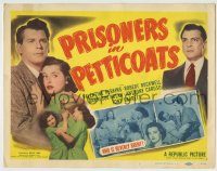 6c350 PRISONERS IN PETTICOATS TC '50 Valentine Perkins, great images of women in prison!