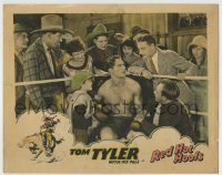 6c823 RED HOT HOOFS LC '26 cowboy boxer Tom Tyler in ring with Frankie Darro as his corner man!