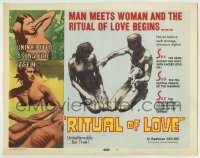 6c359 RITUAL OF LOVE TC '60 man meets woman and the ritual of love begins, unbelievable but true!