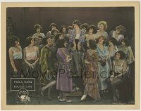 6c834 ROUGED LIPS LC '23 Viola Dana wearing black nylons, surrounded by lots of pretty ladies!