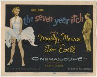 6c001 SEVEN YEAR ITCH TC '55 Billy Wilder, classic image of sexy Marilyn Monroe with skirt blowing!