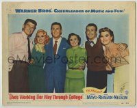 6c849 SHE'S WORKING HER WAY THROUGH COLLEGE LC #1 '52 Virginia Mayo, Ronald Reagan, Nelson & Thaxter