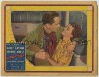 6c885 STAR IS BORN LC '37 romantic close up of Fredric March & pretty Janet Gaynor!