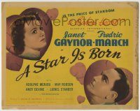 6c382 STAR IS BORN TC '37 Janet Gaynor & Fredric March, directed by William Wellman!