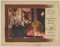 6c899 STREETCAR NAMED DESIRE LC #4 '51 Marlon Brando confronts Vivien Leigh, Elia Kazan classic!