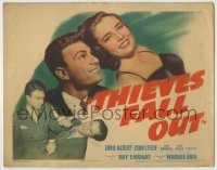6c393 THIEVES FALL OUT TC '41 great images of Eddie Albert fighting and with sexy Joan Leslie!