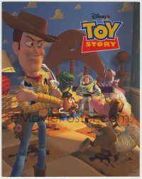 6c941 TOY STORY LC '95 Walt Disney Pixar, great image of Woody scowling at the other toys!