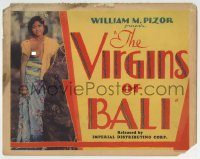 6c410 VIRGINS OF BALI TC '32 full-length sexy topless Indonesian girl, marriage rituals, rare!
