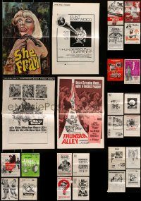 6d077 LOT OF 26 CUT PRESSBOOKS '60s-70s great advertising for a variety of different movies!