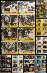 6d137 LOT OF 104 LOBBY CARDS '50s-60s complete sets of 8 cards from 13 different movies!