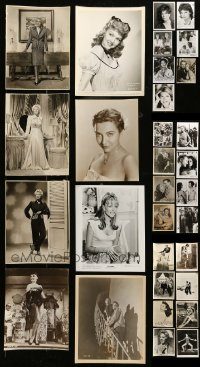 6d294 LOT OF 31 8X10 STILLS '50s-80s a variety of great movie star portraits & movie scenes!