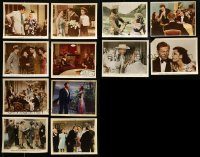 6d328 LOT OF 12 COLOR 8X10 STILLS '30s-50s great scenes from a variety of different movies!