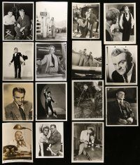 6d322 LOT OF 15 JAMES CAGNEY 8X10 STILLS '50s-60s great images including some candids!
