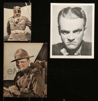 6d353 LOT OF 3 JAMES CAGNEY PICTURE FRAME PHOTOS '30s-40s great portraits of the leading man!
