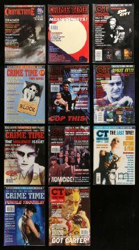 6d172 LOT OF 11 CRIMETIME ENGLISH MAGAZINES '90s filled with movie images & information!