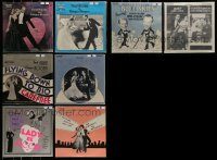 6d025 LOT OF 8 MUSICAL RE-RELEASE 33 1/3 RPM MOVIE SOUNDTRACK RECORDS '70s-80s Astaire & Rogers!