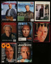 6d174 LOT OF 8 MAGAZINES WITH CLINT EASTWOOD COVERS '90s-00s filled with images & information!