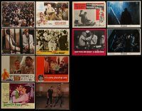 6d158 LOT OF 12 LOBBY CARDS '50s-80s great scenes from a variety of different movies!