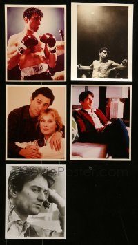 6d389 LOT OF 5 ROBERT DE NIRO REPRO 8X10 PHOTOS '80s includes 2 boxing images from Raging Bull!