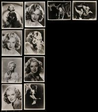 6d383 LOT OF 10 MARILYN MONROE REPRO 8X10 PHOTOS '80s wonderful portraits of the sexy legend!