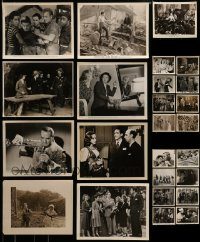 6d277 LOT OF 41 MOSTLY 1930S-40S 8X10 STILLS '30s-40s great scenes from a variety of movies!