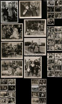 6d266 LOT OF 55 8X10 STILLS '50s great scenes from a variety of different movies!
