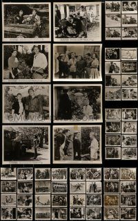 6d254 LOT OF 78 8X10 STILLS '50s great scenes from a variety of different movies!