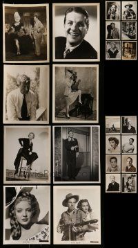 6d295 LOT OF 30 MOSTLY 1930S-40S 8X10 STILLS '30s-40s a variety of great portraits, some candid!
