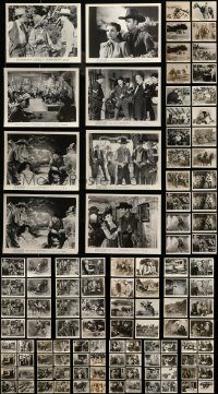 6d224 LOT OF 147 COWBOY WESTERN 8X10 STILLS '50s great scenes from a variety of movies!