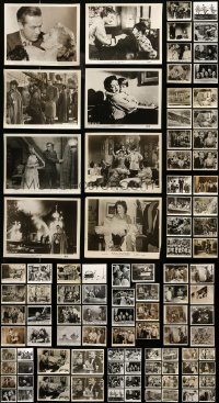 6d230 LOT OF 124 8X10 STILLS '40s-50s great scenes from a variety of different movies!