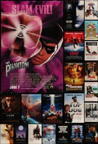 6d467 LOT OF 31 UNFOLDED MOSTLY DOUBLE-SIDED 27X40 ONE-SHEETS '90s-00s a variety of movie images!