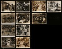 6d331 LOT OF 11 CANDID 1930S-40S 8X10 STILLS '40s great behind the scenes images on the set!