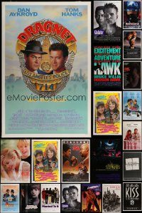 6d489 LOT OF 23 UNFOLDED MOSTLY SINGLE-SIDED MOSTLY 27X41 ONE-SHEETS '80s-90s cool movie images!