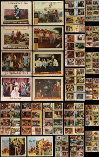 6d135 LOT OF 146 LOBBY CARDS '50s-60s incomplete sets from a variety of different movies!