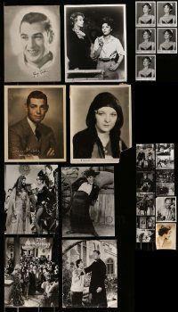 6d312 LOT OF 21 8X10 STILLS '30s-80s great scenes & portraits from a variety of different movies!