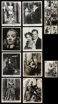 6d375 LOT OF 33 REPRO 8X10 STILLS '80s great scenes from classic movies + wonderful portraits!