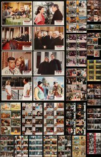 6d133 LOT OF 202 LOBBY CARDS '60s-90s complete sets of 8 cards from 26 different movies!