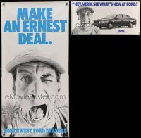 6d033 LOT OF 3 UNFOLDED ERNEST P. WORRELL FORD ADVERTISING POSTERS '80s great Jim Varney ads!