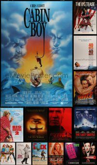 6d533 LOT OF 17 UNFOLDED DOUBLE-SIDED 27X40 MOSTLY COMEDY ONE-SHEETS '90s-00s cool images!