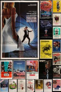 6d125 LOT OF 22 FOLDED ONE-SHEETS '70s-80s great images from a variety of different movies!