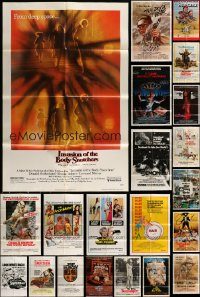 6d112 LOT OF 45 FOLDED ONE-SHEETS '70s-80s great images from a variety of different movies!