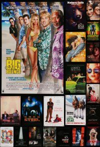 6d474 LOT OF 29 UNFOLDED MOSTLY DOUBLE-SIDED 27X40 ONE-SHEETS '90s-00s great movie images!