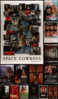 6d540 LOT OF 16 UNFOLDED DOUBLE-SIDED MOSTLY 27X40 ONE-SHEETS '90s-00s cool movie images!