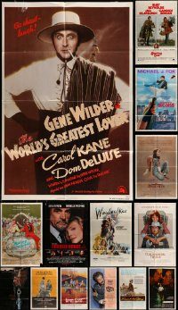 6d128 LOT OF 19 FOLDED ONE-SHEETS '70s-80s great images from a variety of different movies!