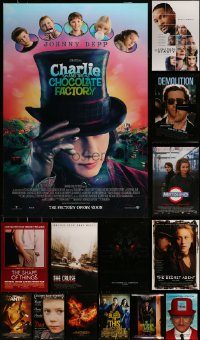 6d494 LOT OF 22 UNFOLDED MOSTLY DOUBLE-SIDED 27X40 ONE-SHEETS '90s-00s cool movie images!