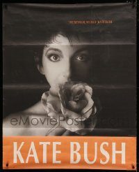6d036 LOT OF 2 UNFOLDED KATE BUSH MUSIC POSTERS '80s Hounds of Love & The Sensual World!