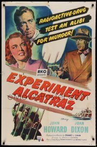 6f264 EXPERIMENT ALCATRAZ 1sh '51 can this radioactive drug drive them to murder?